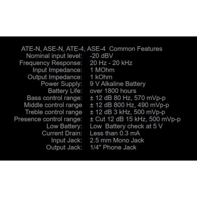 Artec ATE-4 eqalizer + piezo snimač